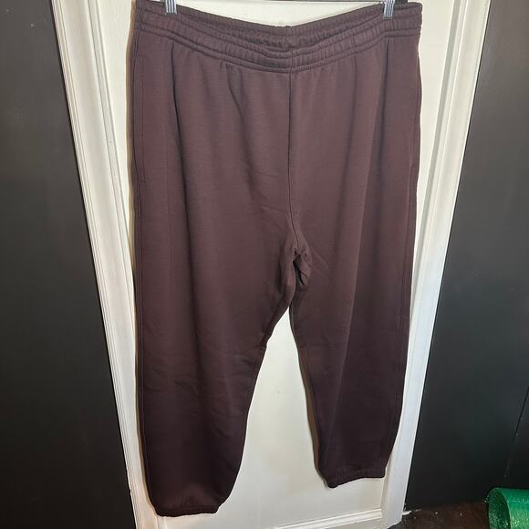 Nike Men's Brown Wool Blend Classics Fleece Sweatpants Size XXL - Picture 3 of 12